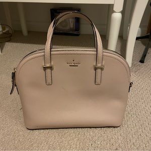 light pink/beige kate spade maise bag